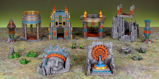 Ruins of Ometek β 3D Printable Terrain Set Released