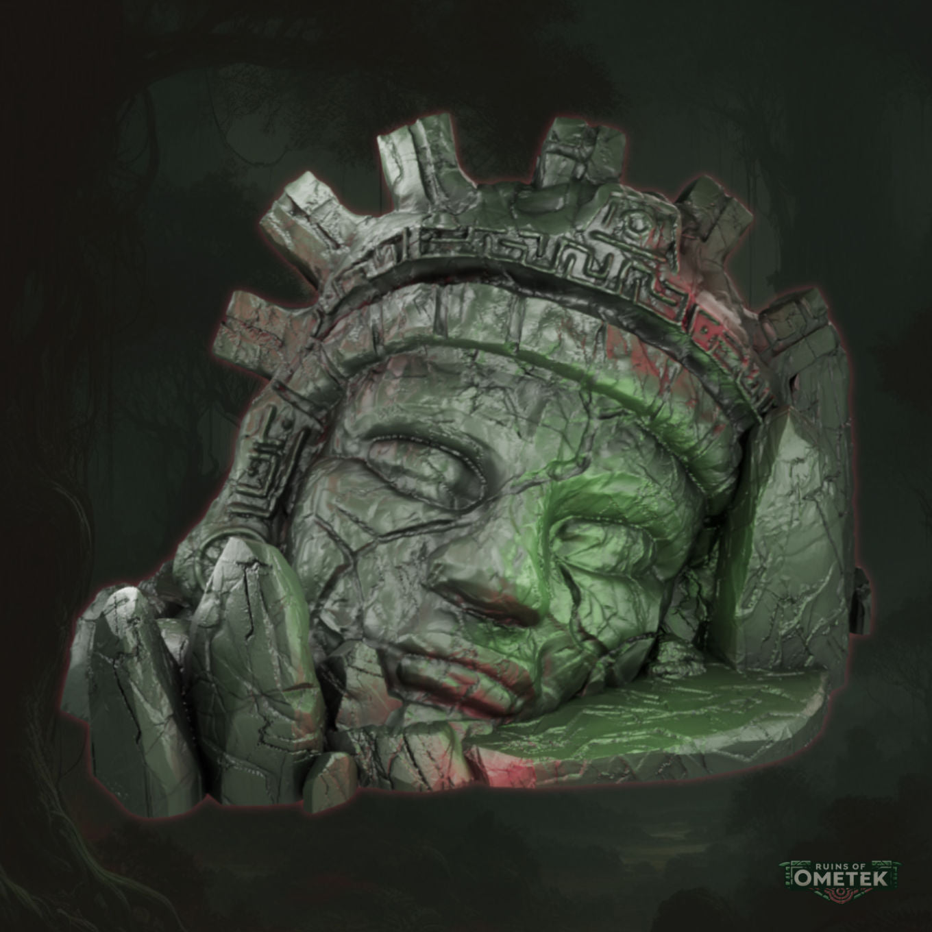 Buried Statue