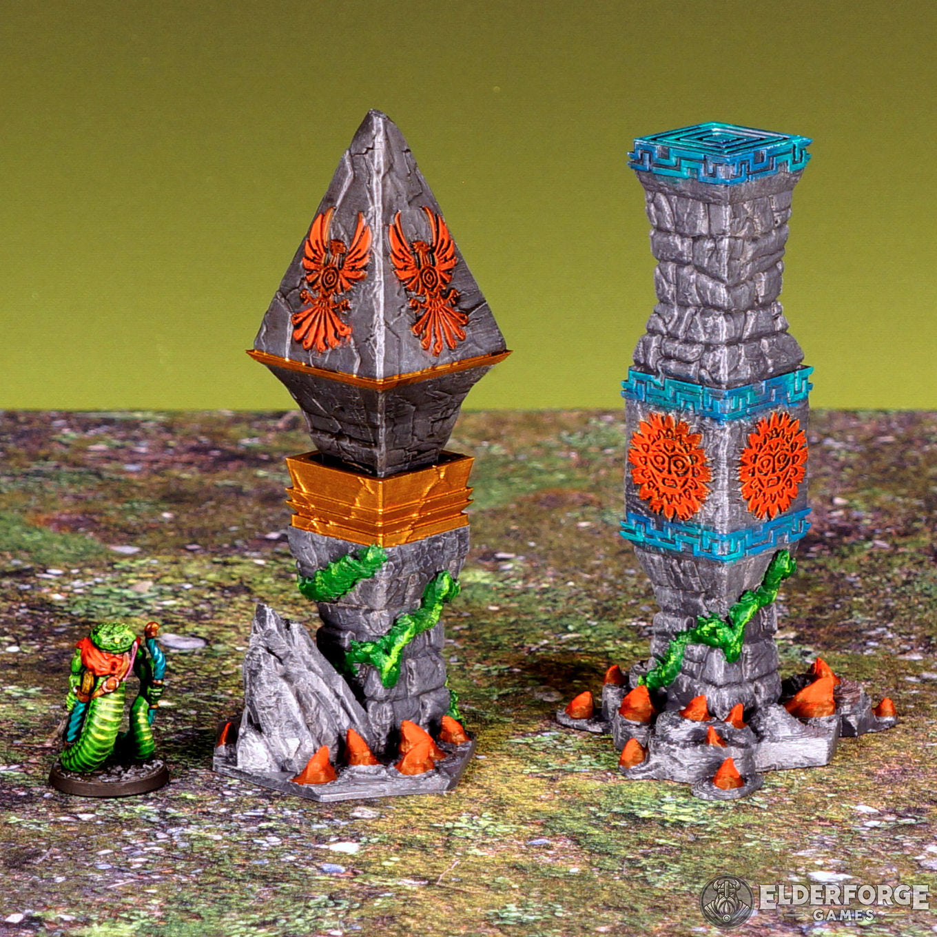 Phoenix & Sun Totems