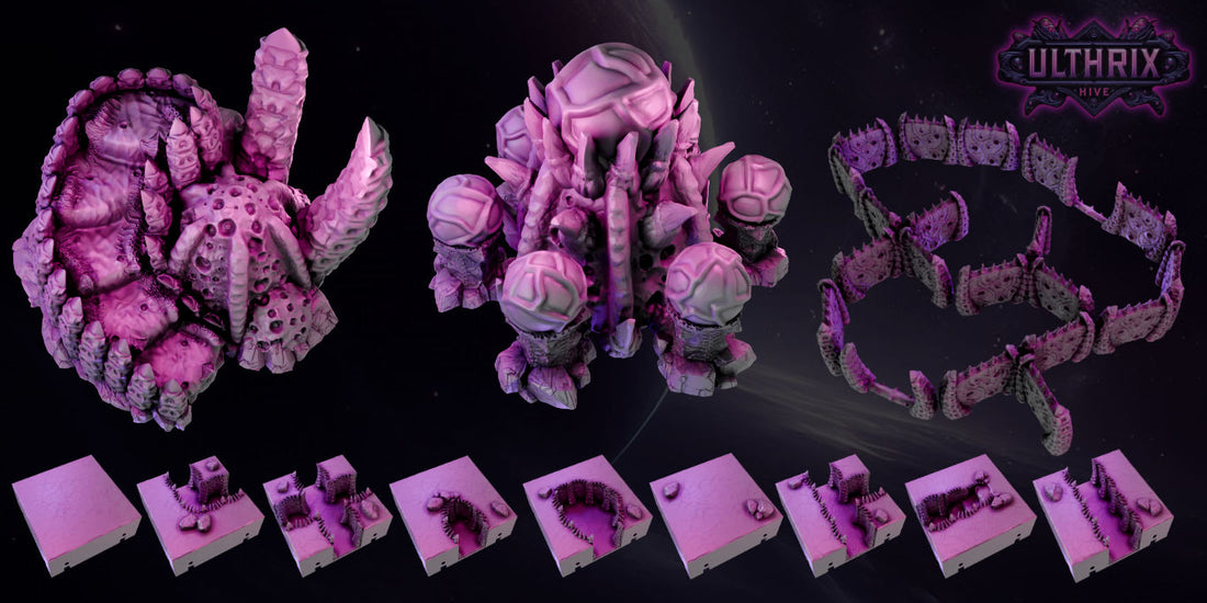 April ’26 Sci-Fi Terrain Preview – Ulthrix Hive (Part 2)