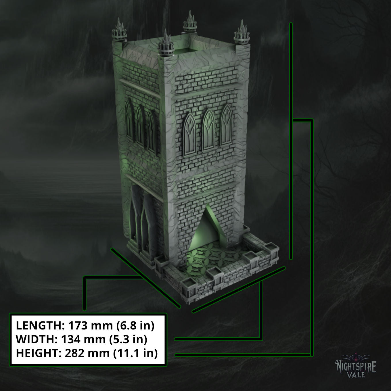 Hybrid Gothic Dice Tower (Loyalty Reward)