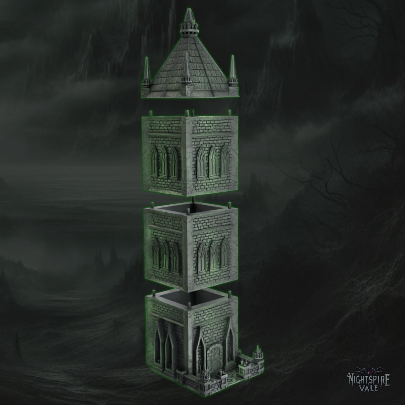 Hybrid Gothic Dice Tower (Loyalty Reward)