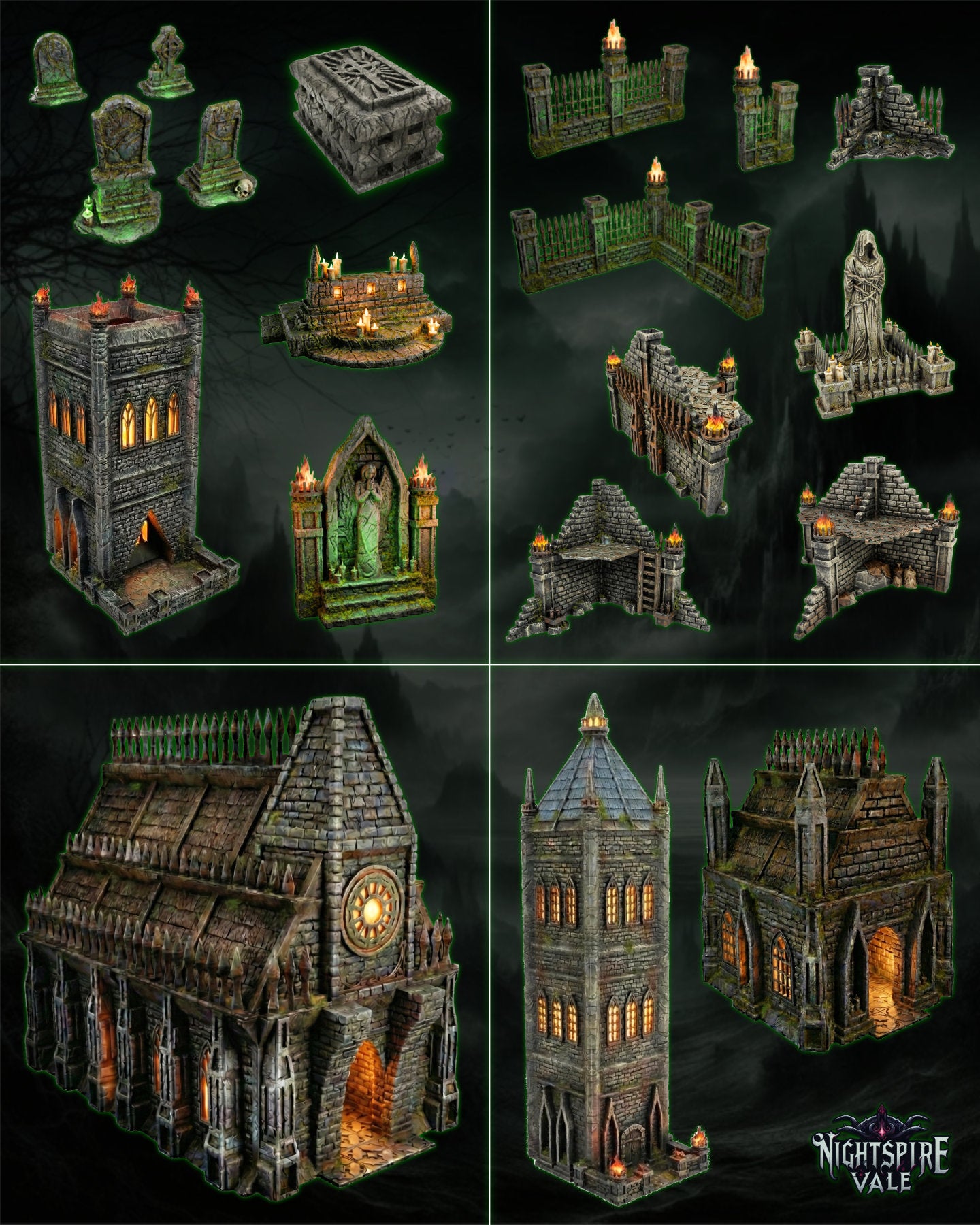 Nightspire Vale (Terrain Set)