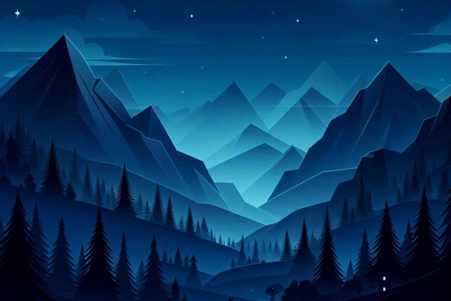 Picture of mountains