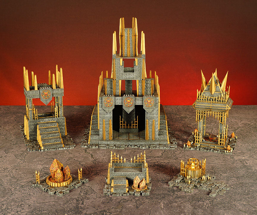 Photo of the terrain set