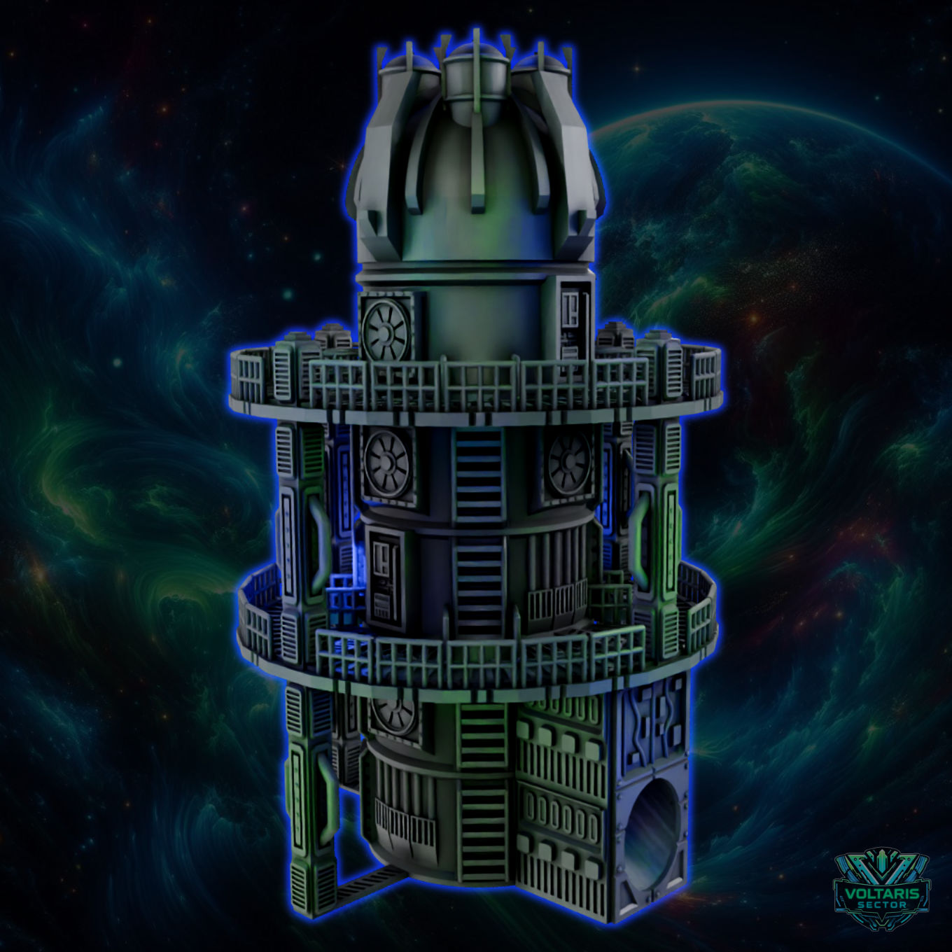 Hybrid Industrial Silo Dice Tower (Loyalty Reward)