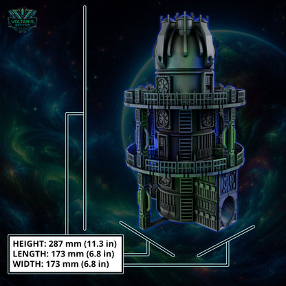 Hybrid Industrial Silo Dice Tower (Loyalty Reward)