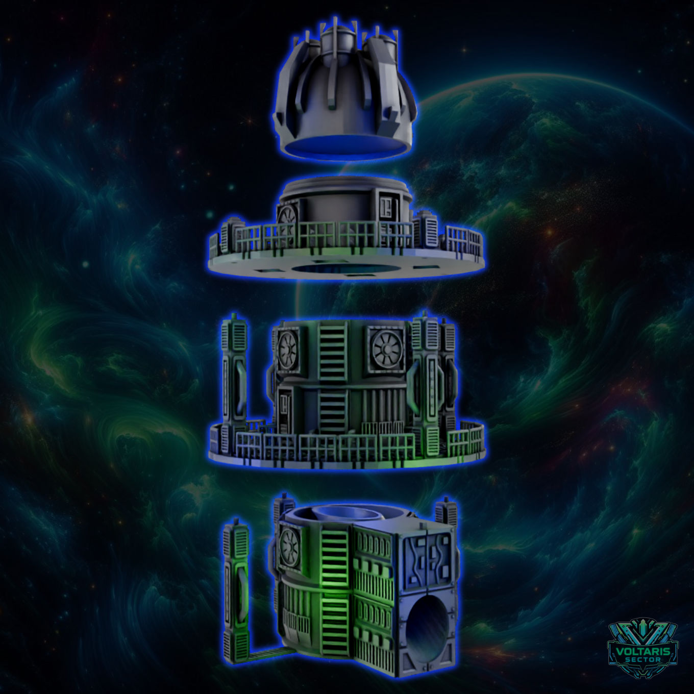 Hybrid Industrial Silo Dice Tower (Loyalty Reward)