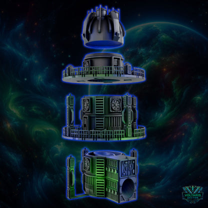 Hybrid Industrial Silo Dice Tower (Loyalty Reward)