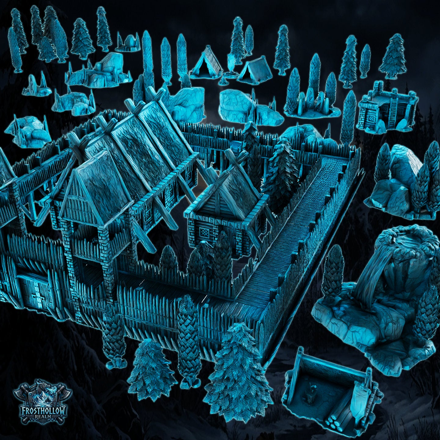 Frosthollow Realm (Terrain Set)